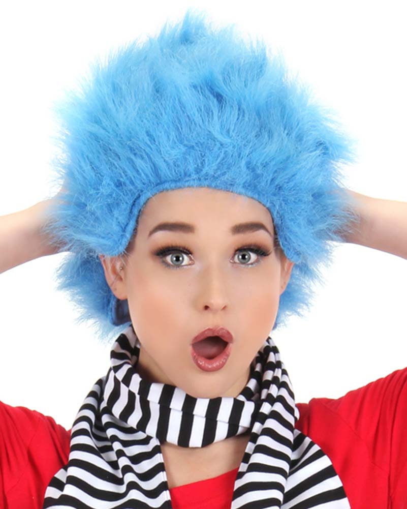 Blue wig clearance thing 1 costume