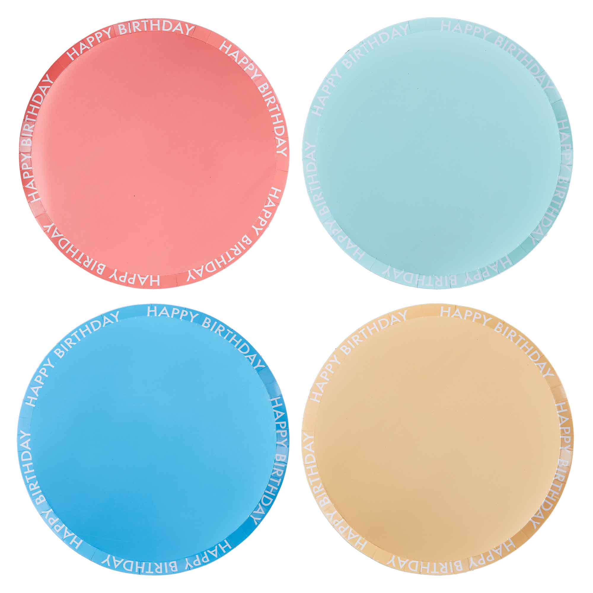 mix-it-up-paper-plates-happy-birthday-rim-mixed-colours-pack-of-8