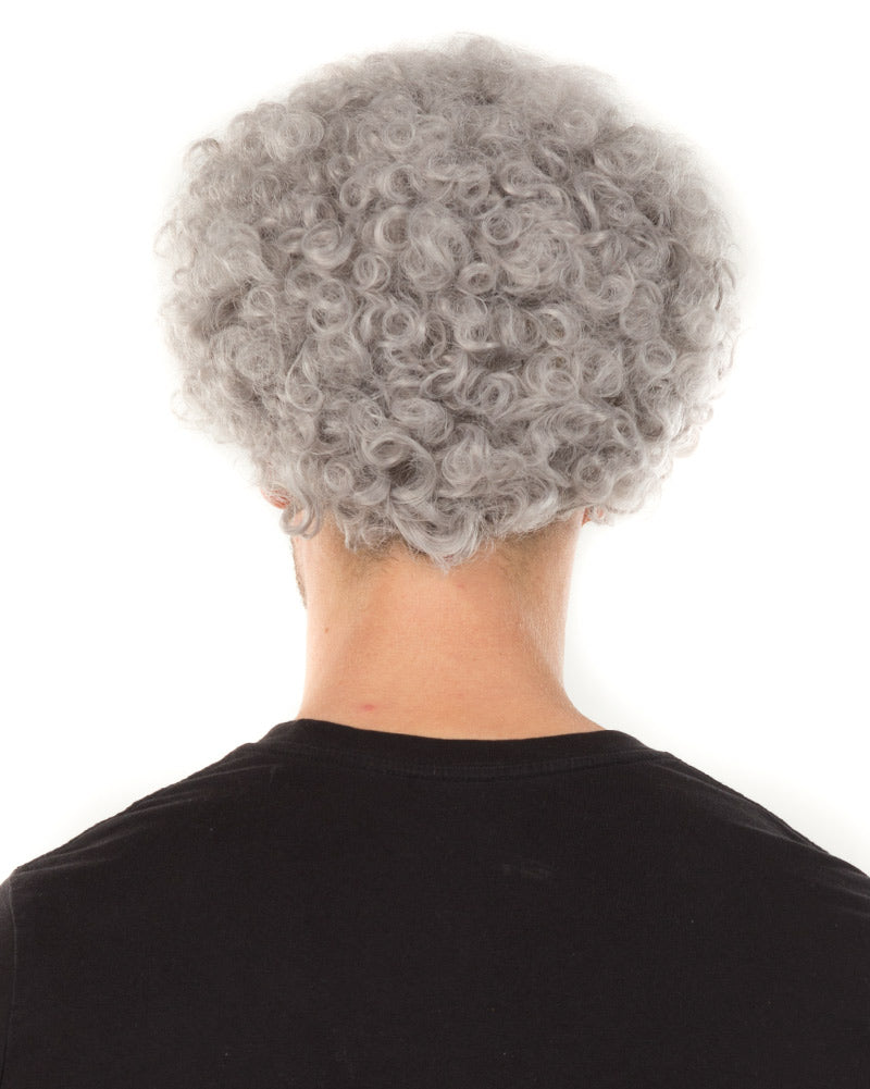 Funky Grey Curly Wig