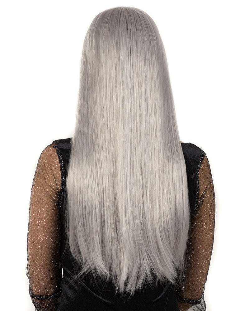 Grey wig outlet with rollers