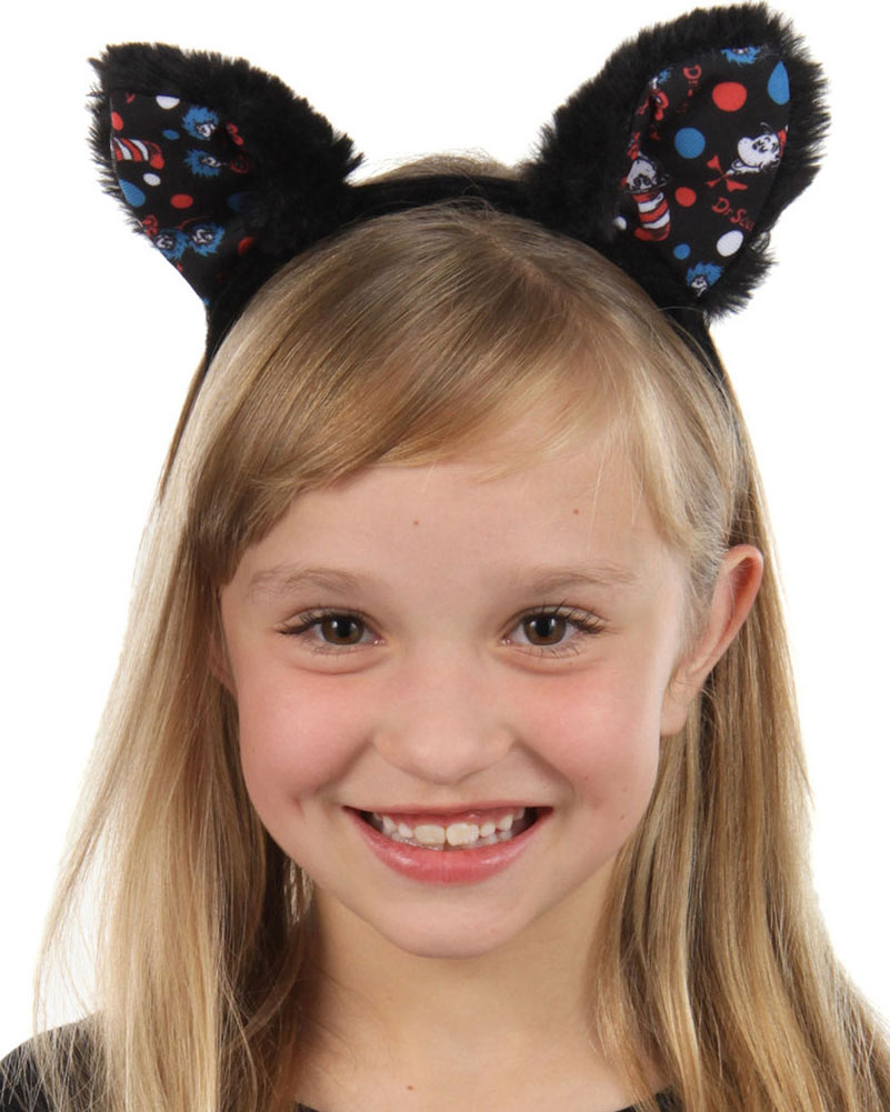 Dr Seuss The Cat In The Hat Pattern Ears Headband