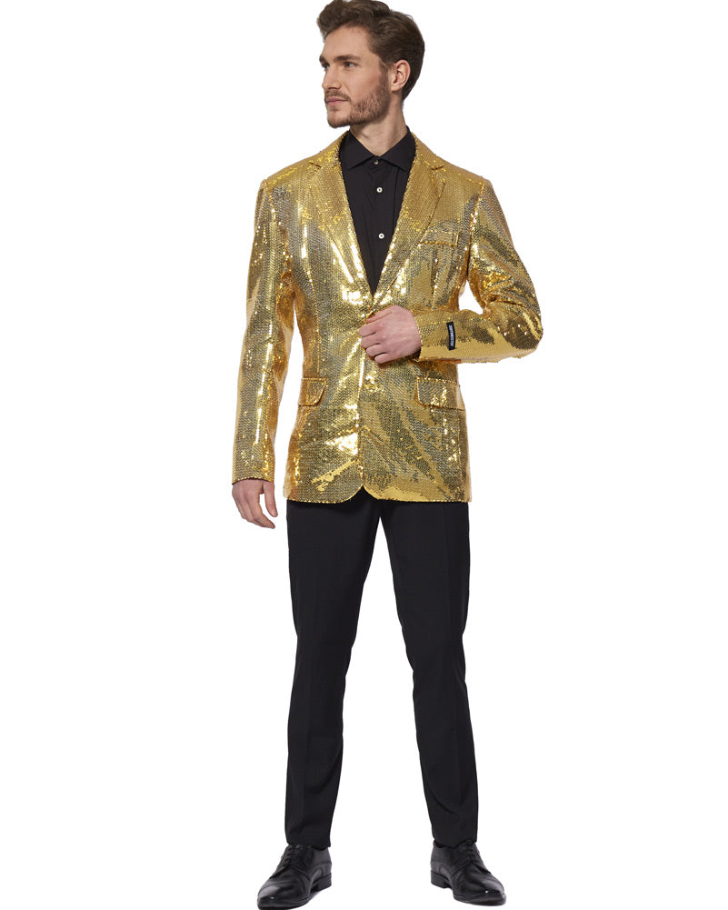 Sequins Gold Mens Suitmeister Jacket