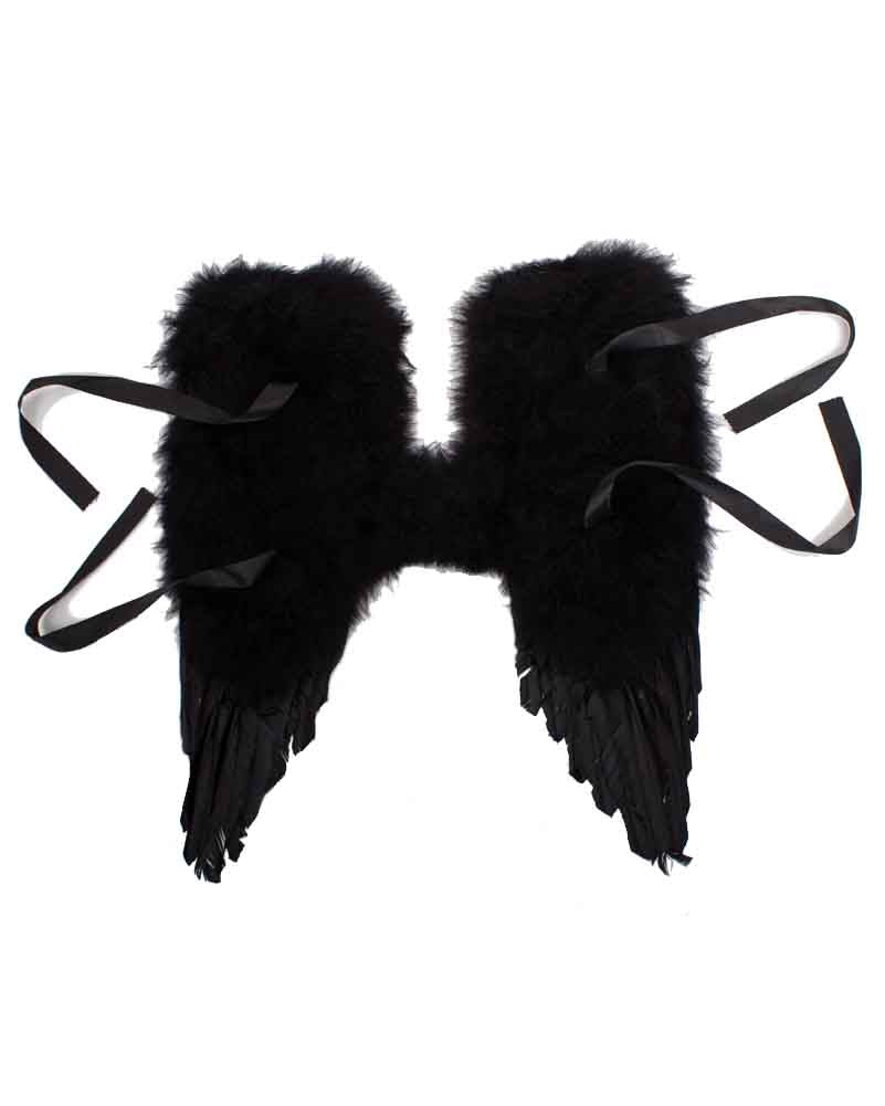 Black Feather Large Angel Wings