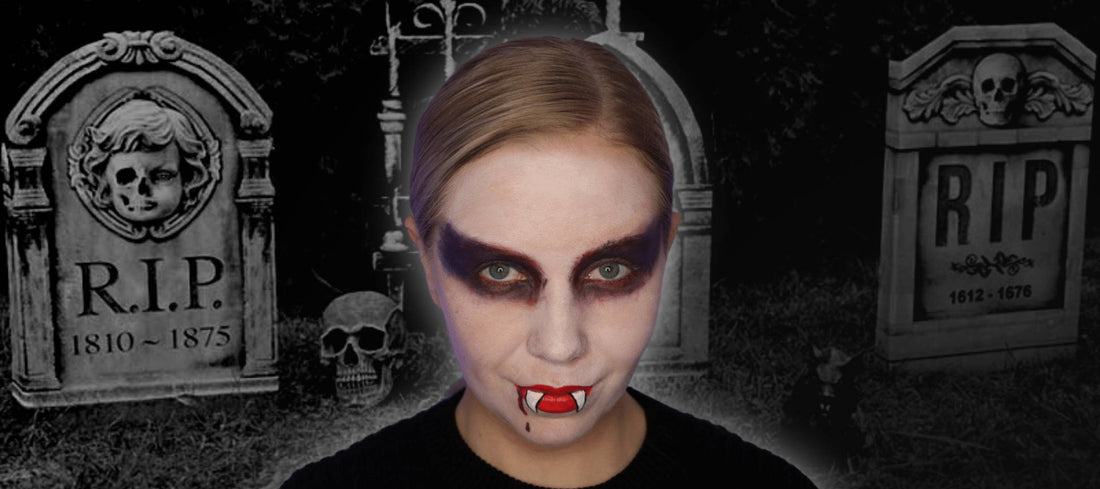 Vampire Face Paint Tutorial For Halloween