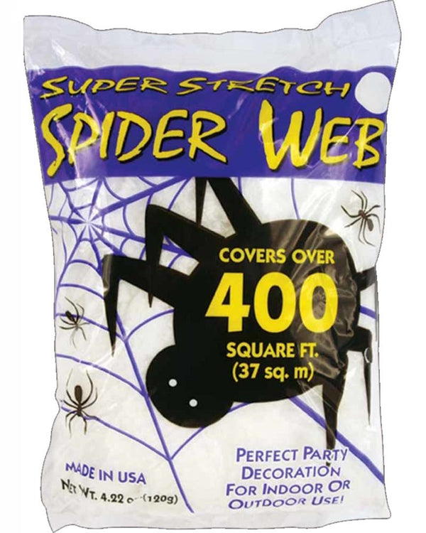 Super Stretch Spider Web 120g with Bonus Spiders