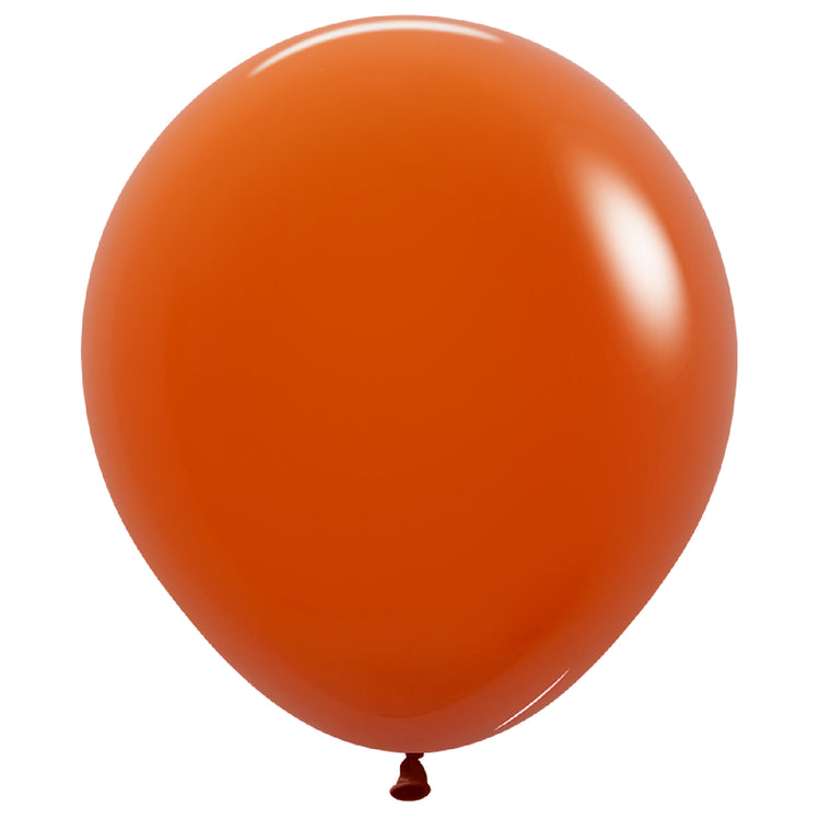 30cm Fashion Sunset Orange Latex