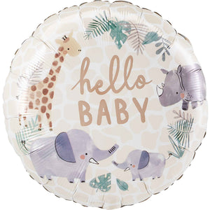 45cm Standard HX Hello Baby Soft Jungle Baby S40 Foil Balloon