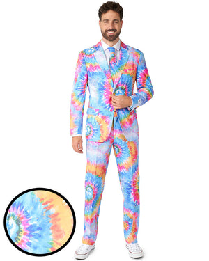 60s Opposuit Mr Tie Dye Premium Mens Suit