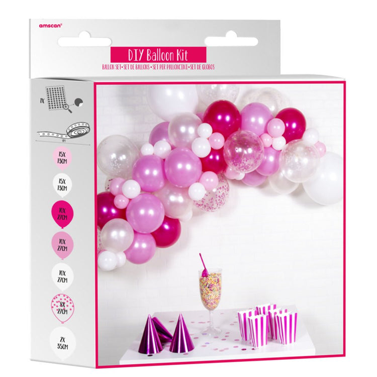 Balloon Garland Kit Pink with 70 Balloons Pack of 70