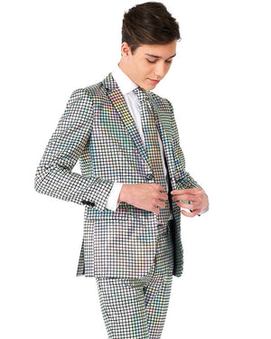 70s Opposuit Discoballer Premium Teen Boys Costume