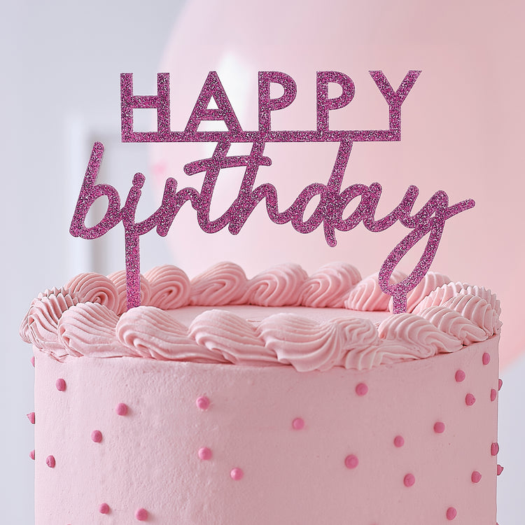 Pamper Party Cake Topper
