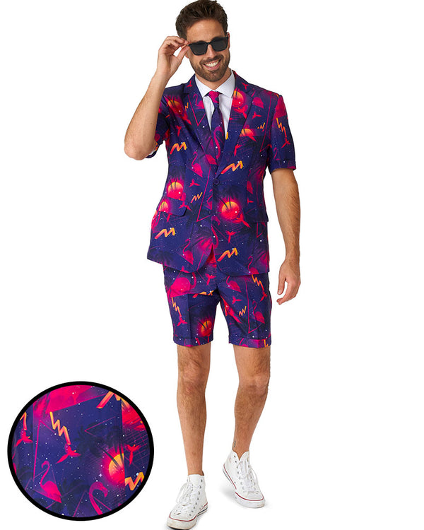 80s Retro Neon Mens Suitmeister