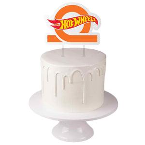 Hot Wheels Acrylic Cake Topper FSC