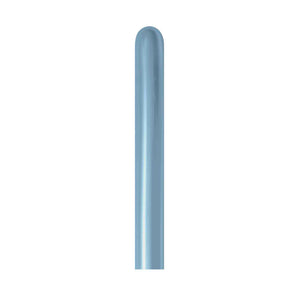 Sempertex 260T Silk Arctic Blue Latex Balloons 839 Pack of 50