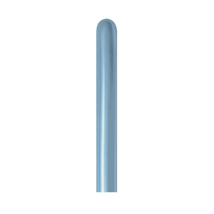 Sempertex 260T Silk Arctic Blue Latex Balloons 839 Pack of 50