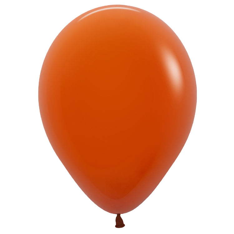 30cm Fashion Sunset Orange Latex