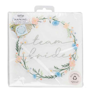 Boho Bride Lunch Napkins Pack of 16