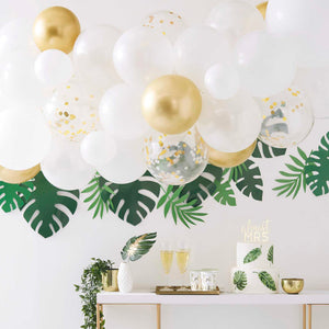 Botanical Hen Party Gold Chrome Balloon Arch Pack of 55