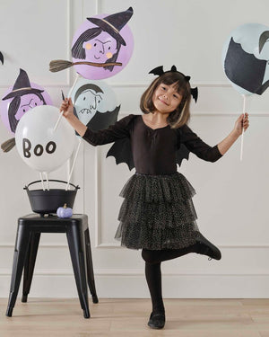 Boo Crew Vampire and Witch Balloon Bundle