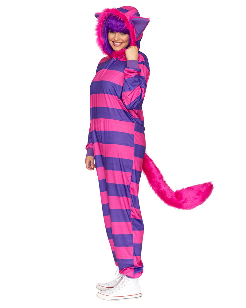 Cheshire Cat Deluxe Adults Costume Jumpsuit