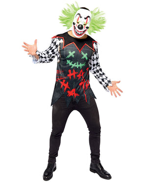 Haha Clown Plus Size Mens Costume Set