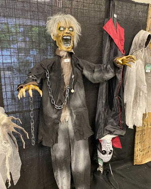 Hanging Haunted Zombie Animatronic 1.7m