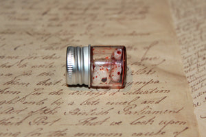 Pulled Out Bloody Teeth Specimen Jar Prop