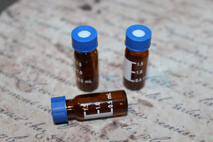 Mini Amber Lab Autosampler 2ml Glass Vials Prop