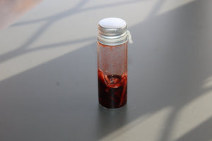 Crime Scene Body Flesh Specimen Vial Prop