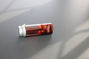 Crime Scene Body Flesh Specimen Vial Prop