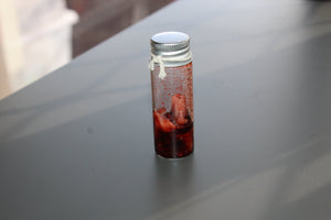 Crime Scene Body Flesh Specimen Vial Prop