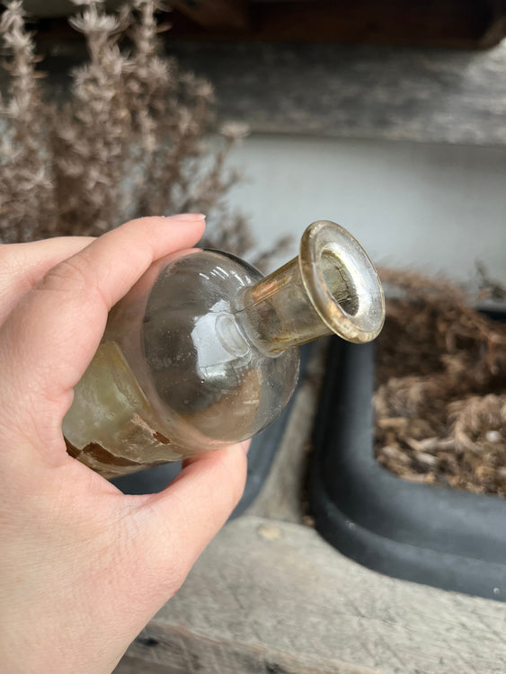 Antique 1890s Tincture Apothecary Pharmacy Bottle