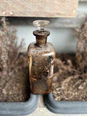 Antique 1890s Apothecary Bottle