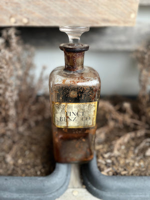 Antique 1890s Apothecary Bottle