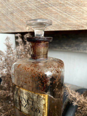 Antique 1890s Apothecary Bottle