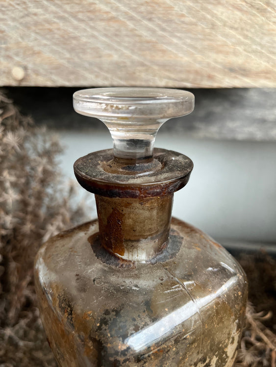 Antique 1890s Apothecary Bottle