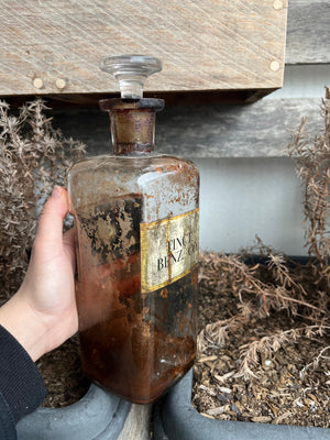 Antique 1890s Apothecary Bottle