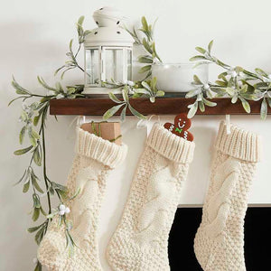 Let It Snow Mistletoe Christmas Garland 1.5m