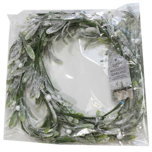 Let It Snow Mistletoe Christmas Garland 1.5m