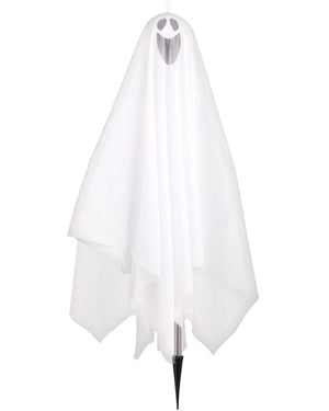 Large Fabric Happy Ghost with Stake