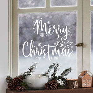 Let It Snow Christmas Window Sticker