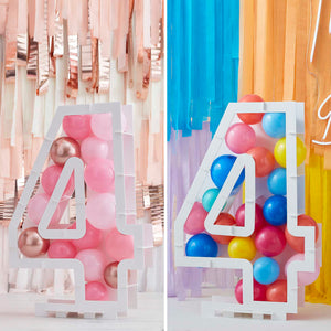 Mix It Up Number 4 Balloon Kit