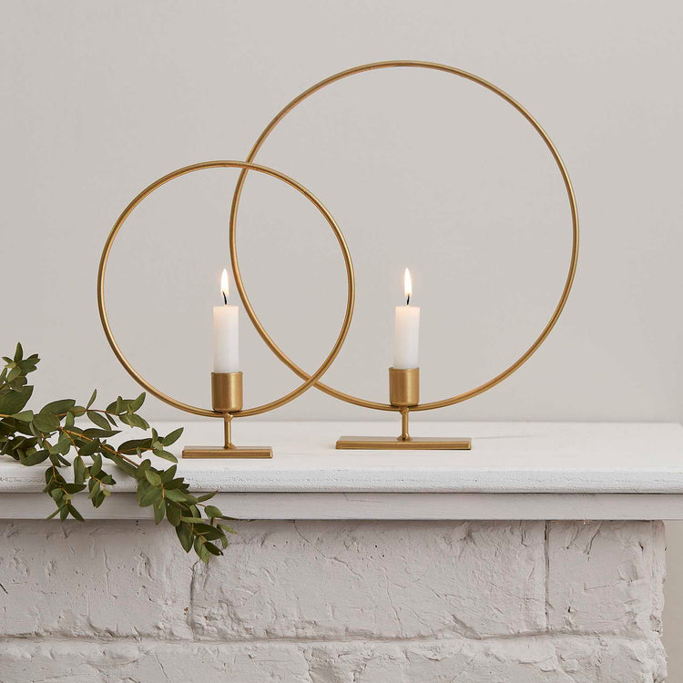 Nordic Noel Christmas Candle Holders Pack of 2