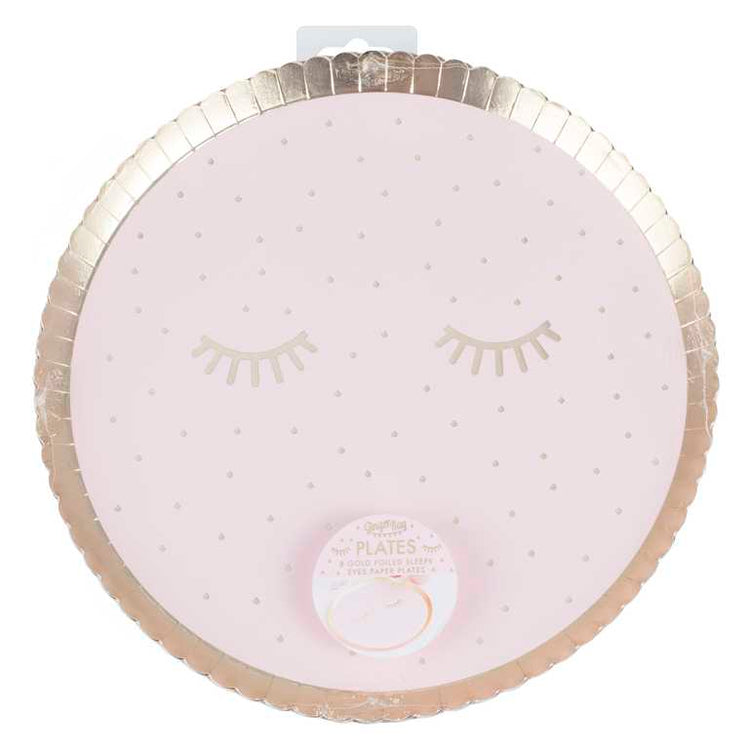 Pamper Party 21cm Round Paper Plates Pack of 8