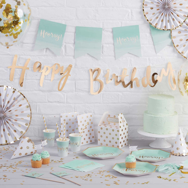 Pick & Mix Happy Birthday Foiled Backdrop