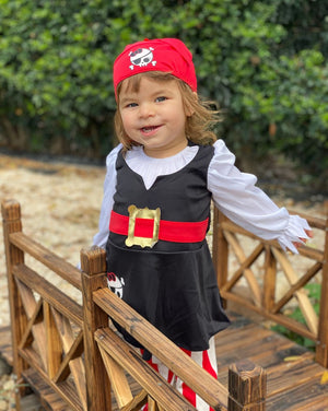 Petite Pirate Girls Toddler Costume