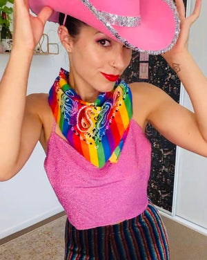 Rainbow Cowboy Bandana