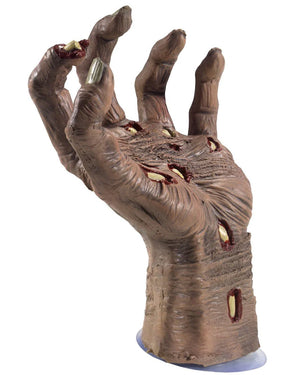 Rotting Zombie Hand Latex Prop 21cm