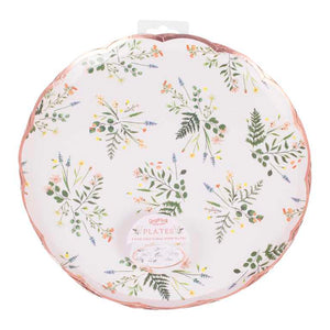 Lets Par Tea Floral 21cm Paper Plates Pack of 8