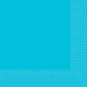 Caribbean Blue 2ply Dinner Napkins Pack of 40